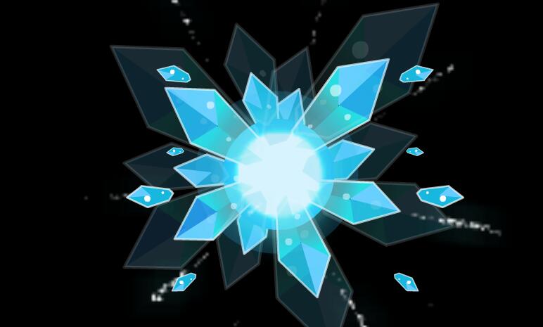 冰块爆炸效果 flash动画短片素材 flash特效素材下载 游戏短片