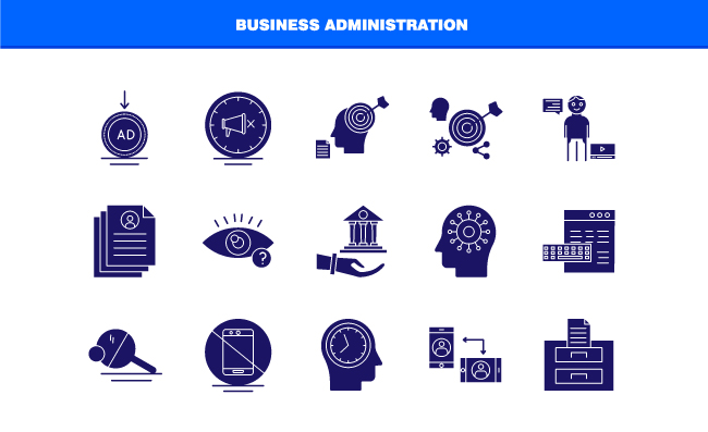 工商管理立体字形图标移动UXUI套件文档文件计算器文本简历时间现代信息图表徽标形图矢量