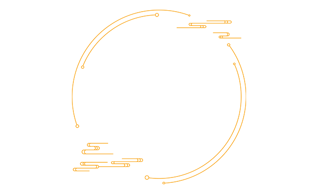 圆形线条装饰边框